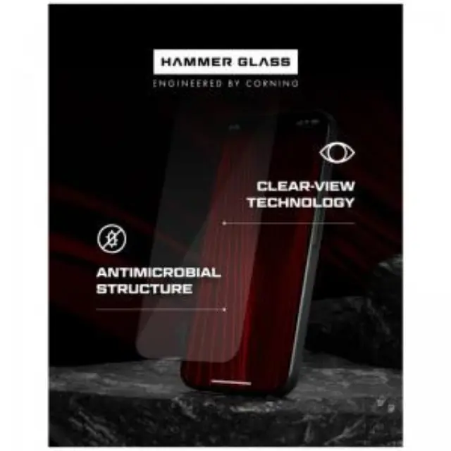 Tempered Glass Hammer Glass Apple iPhone 18 Pro/ 17/ 17 Pro Corning (1 τεμ.) N70173 3