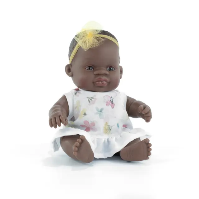 MINILAND DOLLS MINILAND ΜΩΡΟ ΚΟΥΚΛΑ ΑΦΡΙΚΑΝΗ 21 CM ΜΕ ΡΟΥΧΑΛΑΚΙΑ