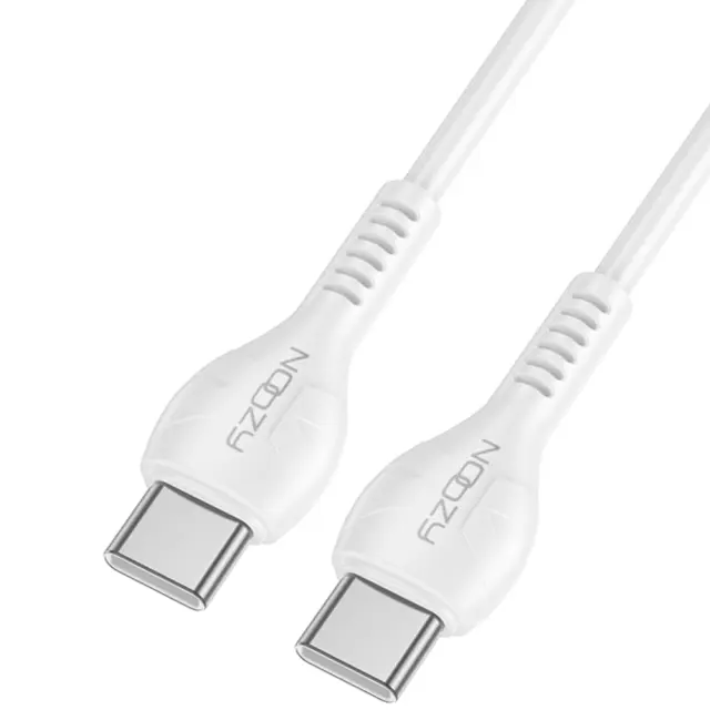 Καλώδιο Σύνδεσης και Φόρτισης A45 Power USB-C σε USB-C Fast Charging 60W+Apple PD27 Λευκό 2m