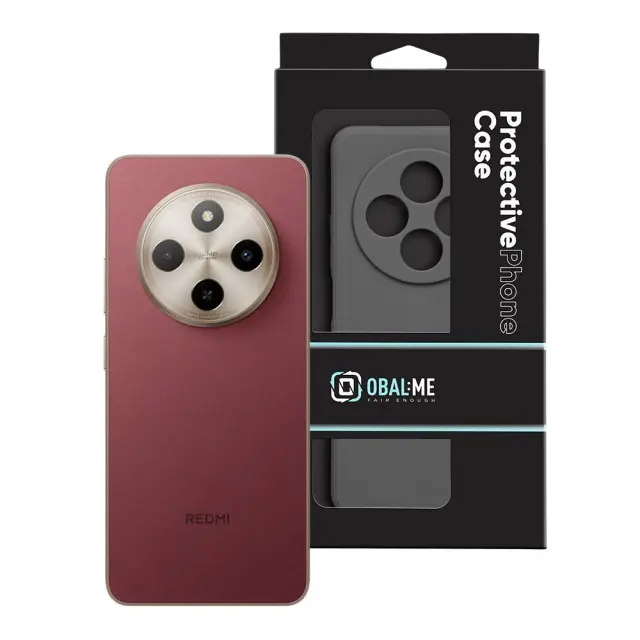 OBAL:ME Matte TPU Cover for Xiaomi Redmi 17C 4G Black 3
