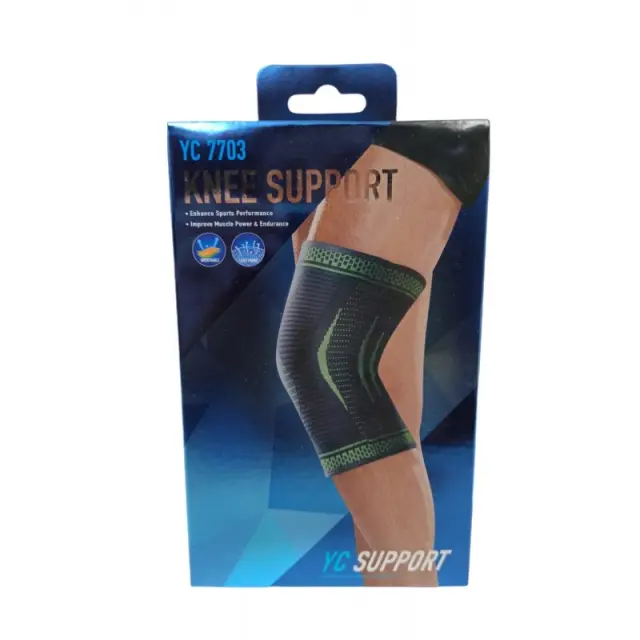 YC Support Επιγονατίδα σε Μαύρο χρώμα YC-7703