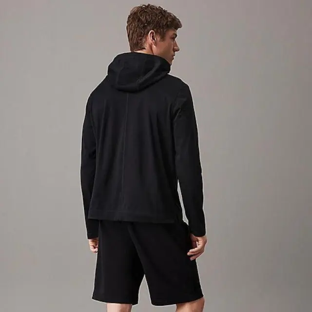 Calvin Klein - Ανδρική Μπλούζα Sport Logo Hoodie Regular Fit 00GMS4W328-BAE Μαύρο - 2XL 2