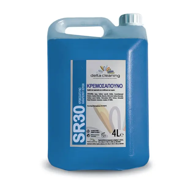Delta Cleaning Υγρό κρεμοσάπουνο καθαρισμού χεριών 4lt / ΣΡ30