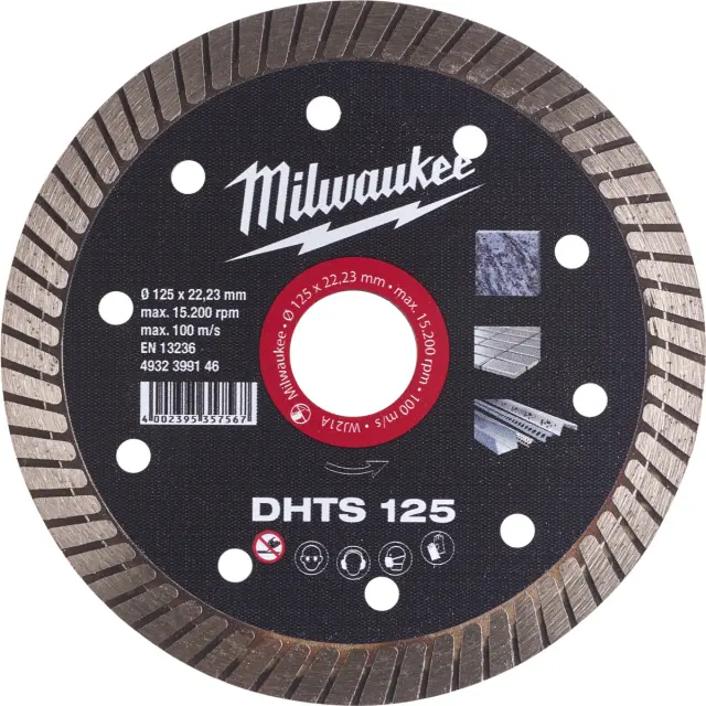 Δίσκος Διαμαντέ DHTS 125 125x22.23mm MILWAUKEE