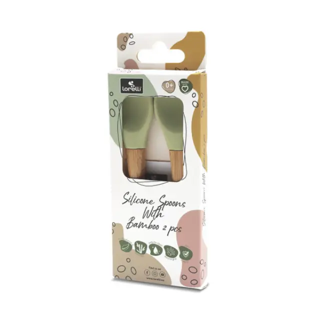 Lorelli Κουτάλι Σιλικόνης 2T. Natural Fresh Green 10230680004 2