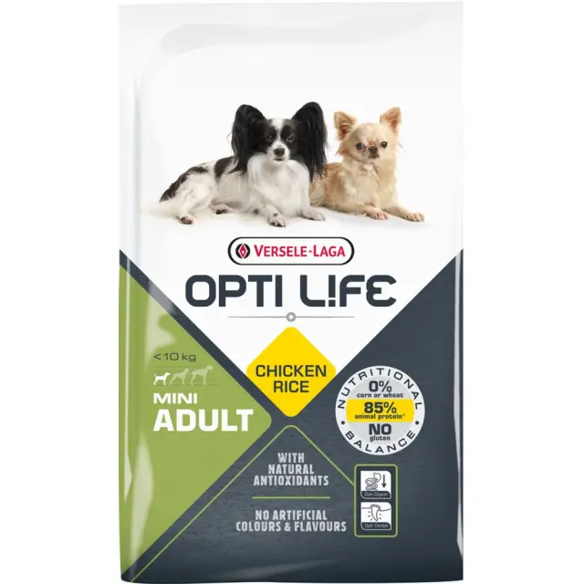 Opti Life Adult Mini Chicken & Rice Ξηρά Τροφή Σκύλου 2.5kg