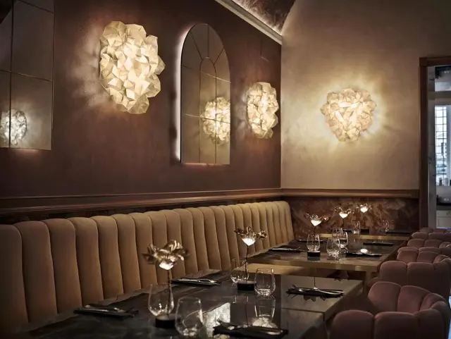 Drusa Ceiling Wall Velvet Φωτιστικό Οροφής και Τοίχου Ø60 Χρυσό 3