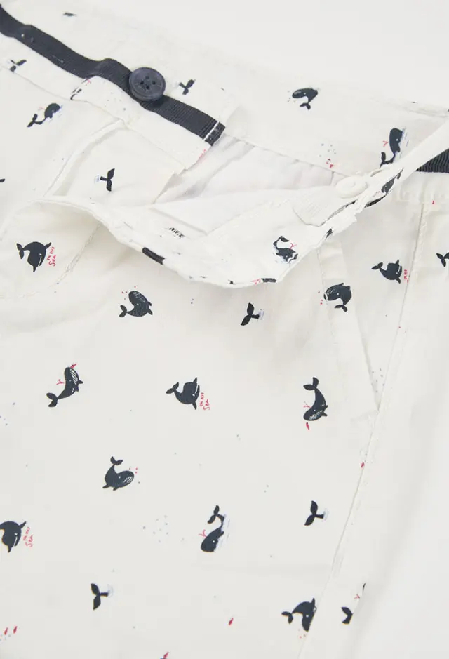 Boboli Gabardine βερμούδα σορτς για αγόρι 823025-9780 3