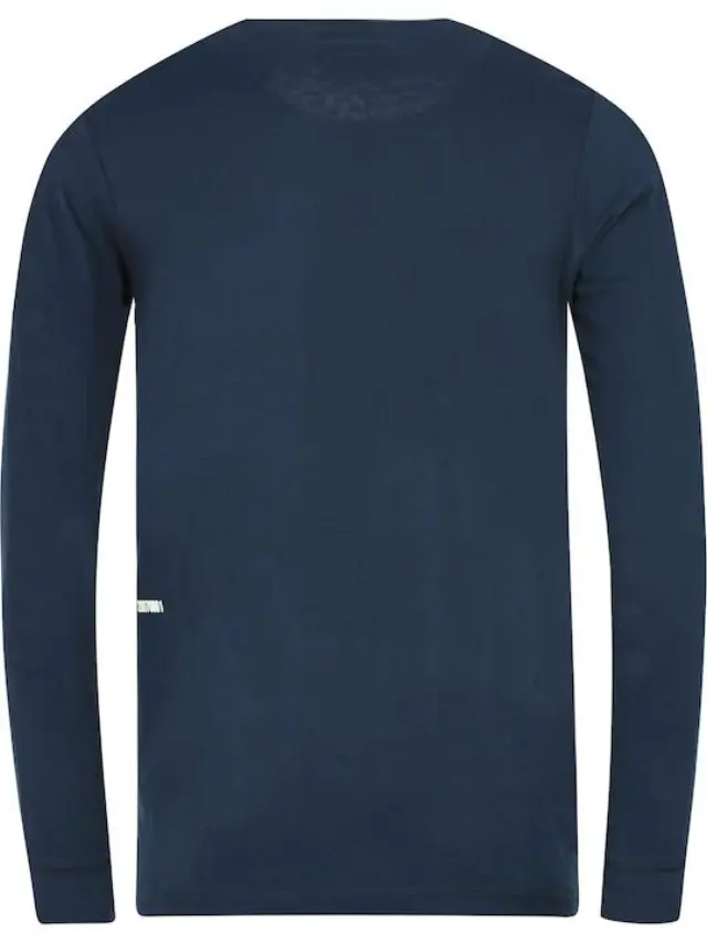 TOM TAILOR BASIC LONGSLEEVE POLOSHIR ΜΑΚΡΥΜΑΝΙΚΗ ΜΠΛΟΥΖΑ ΑΝΔΡΙΚΗ NAVY BLUE 2