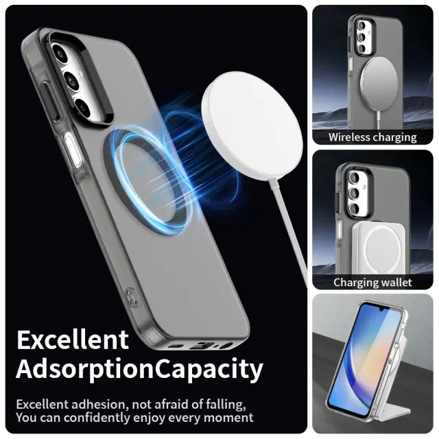 Techsuit® CandyCase MagSafe για Galaxy A55-Black. 2