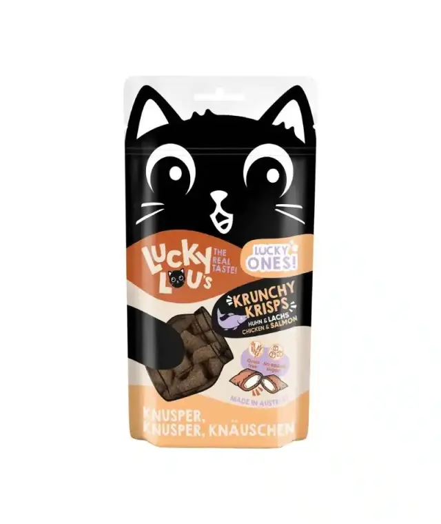 Lucky Lou Lucky Ones Krunchy Krisps Κοτόπουλο & Σολομός 60gr