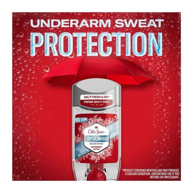 Old Spice Cold Spice Ανδρικό Αντιιδρωτικό Διάφανο Τζελ 70ml 3