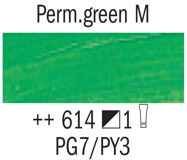 Λάδι Νερού Talens Van Gogh H2Oil - 614 Permanent Green Medium - 40ml