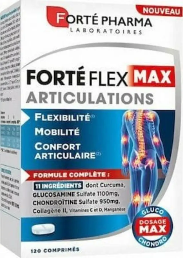 Forte Pharma Forte Flex Max Articulations Συμπλήρωμα για την Υγεία Αρθρώσεων & Οστών 120 κάψουλες