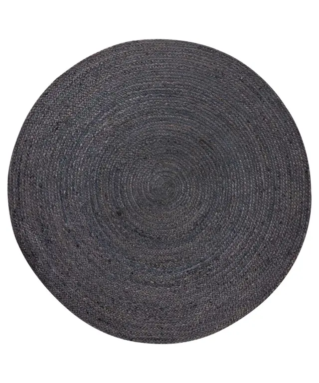 Χαλί γιούτα 1755 (200cm) dark grey - -