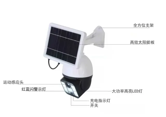 Ηλιακός προβολέας LED & Dummy Camera - T30 - 700301 2