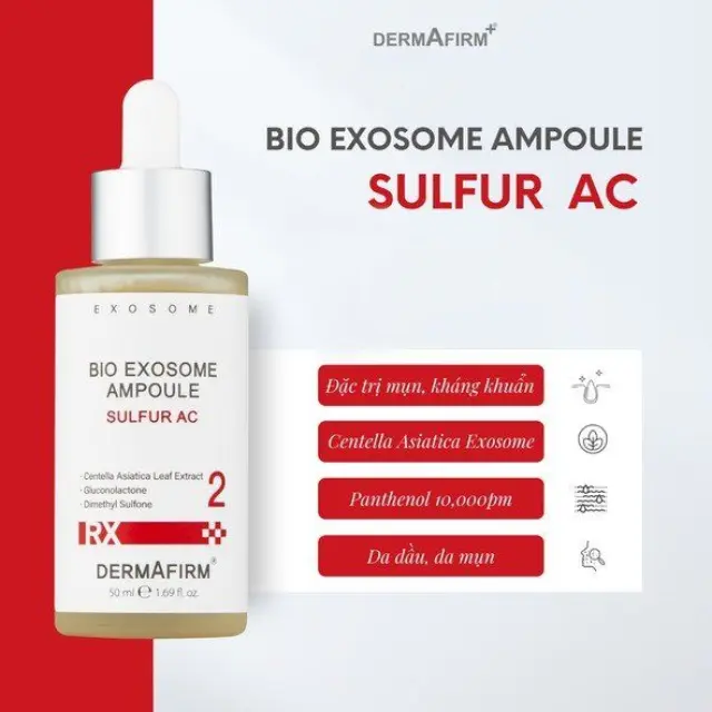 Dermafirm RX Bio Exosome Ampoule Sulfur-AC 50ml 3