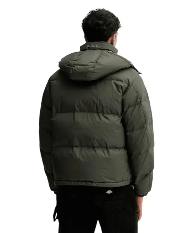Tommy Hilfiger - Ανδρικό Πουπουλένιο Μπουφάν Puffer Tjm Alaska DM0DM22036-MRH Πράσινο 3