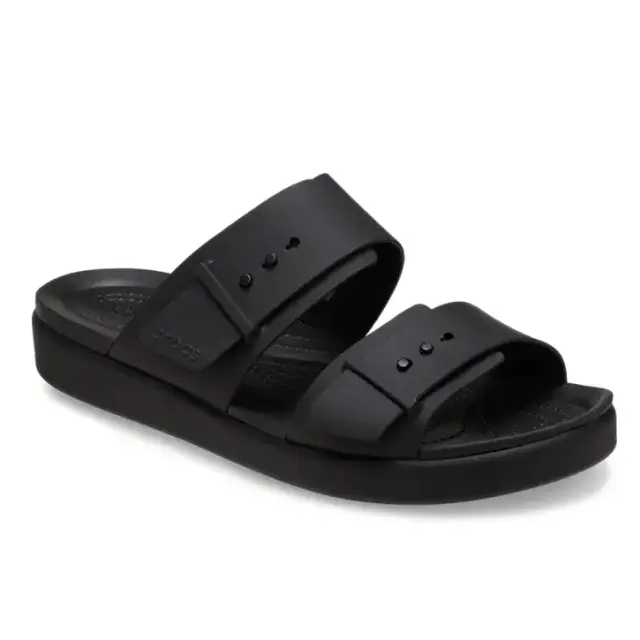 Γυναικείες Ανατομικές Παντόφλες Crocs Brooklyn Buckle Low 211215-001 Μαύρες Μαύρο - L(39-40) 2
