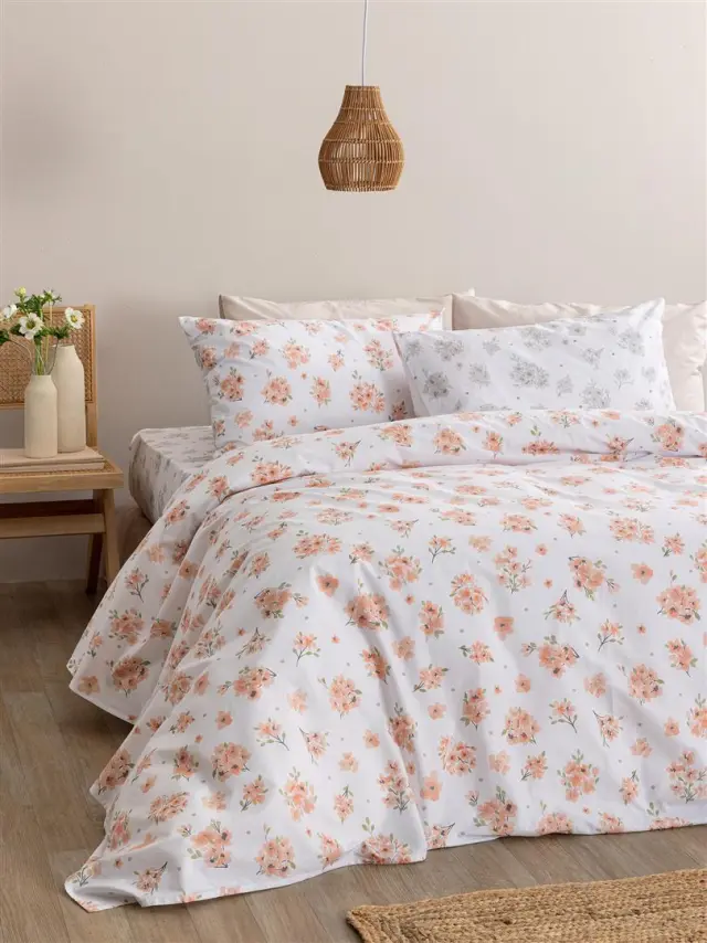 Σετ Σεντόνια Palamaiki FL6295 Βαμβακερά - King 265 x 260