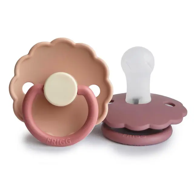 Σετ 2 Πιπίλες Σιλικόνης FRIGG Daisy - Peony/Cedar - 0-6 Μηνών Baby Oliver