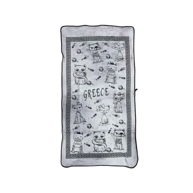 Πετσέτα θαλάσσης Greece Με Γάτες 140x70cm - Beach towel 054126 2