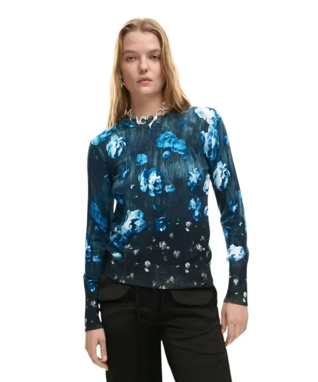 Desigual - Γυναικεία Μπλούζα Fargo 26SWJF11-2000 Μπλε 2