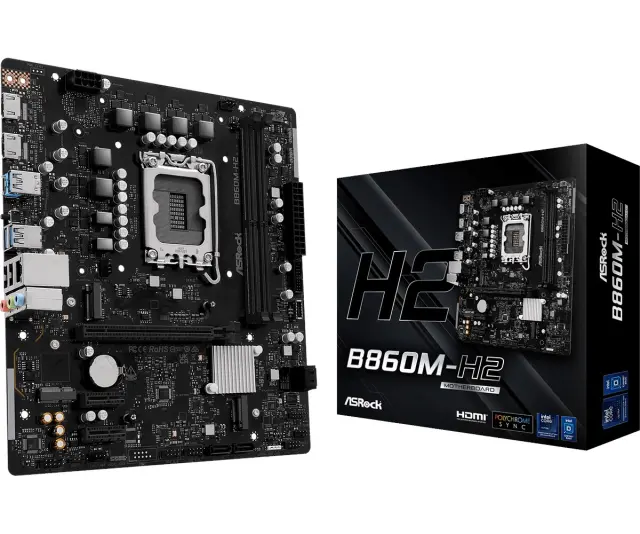 ASRock Motherboard B860M-H2 (90-MXBS00-A0UAYZ)