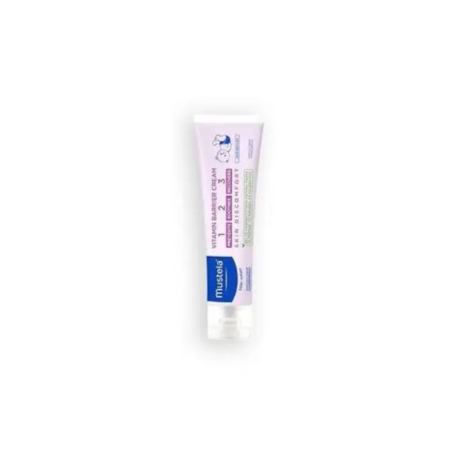 Mustela Vitamin Barrier Cream Βρεφική Κρέμα Αλλαγής Πάνας, 50ml