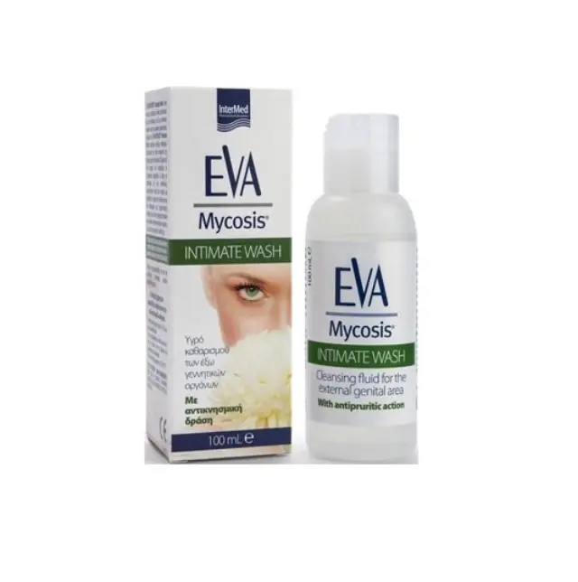 Intermed Eva Mycosis Intimate Wash Υγρό Καθαρισμού της Ευαίσθητης Περιοχής με Αντικνησμική Δράση, 100ml