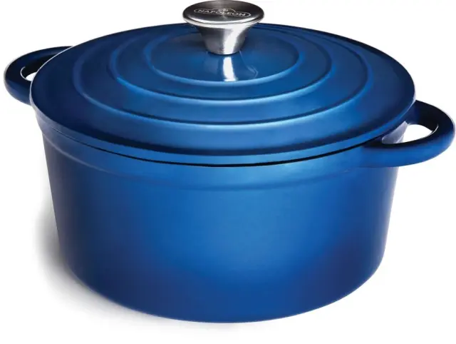 Μαντεμένια Κατσαρόλα Dutch Oven 28cm 6lt Με Επισμάλτωση Πορσελάνης - NAPOLEON 2