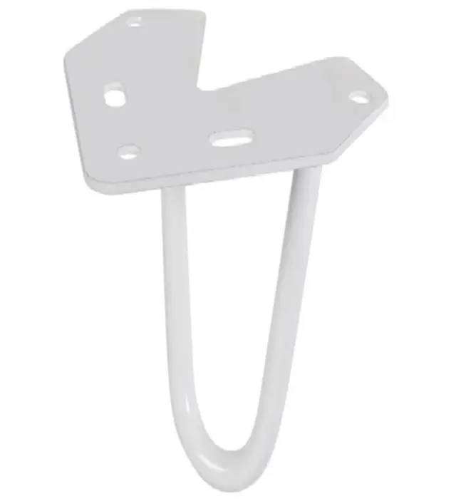 ΠΟΔΙ ΤΡΑΠΕΖΙΟΥ ΜΕΤΑΛΛΙΚΟ FINETTO HAIRPIN 2-ROD 203MM Λευκό