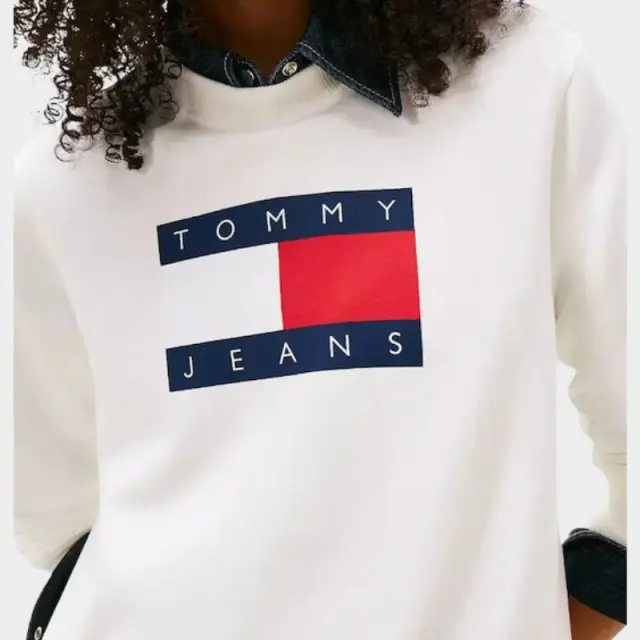 Πουλόβερ Tommy Hilfiger DW0DW22564_BIYBL Λευκό - M 2