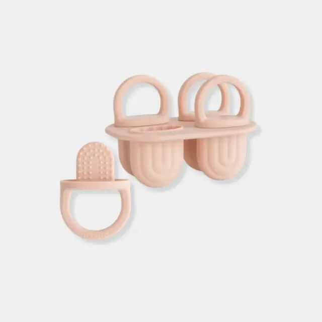 Φόρμα Σιλικόνης Για Παγωτό Ξυλάκι Mushie Blush | Silicone Ice Pop Mold για Μωρά