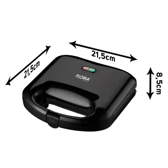Τοστιέρα 2 θέσεων Zilan ZLN0829-BLK 3
