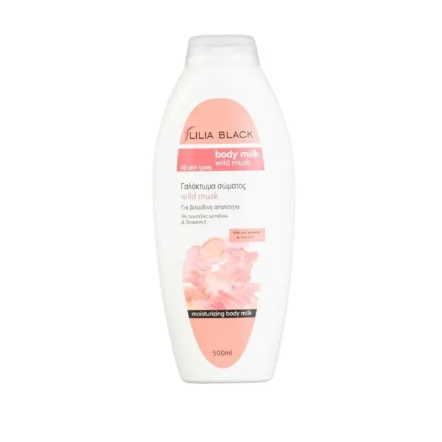 Lilia Black Body Milk Wild Musk 500ml