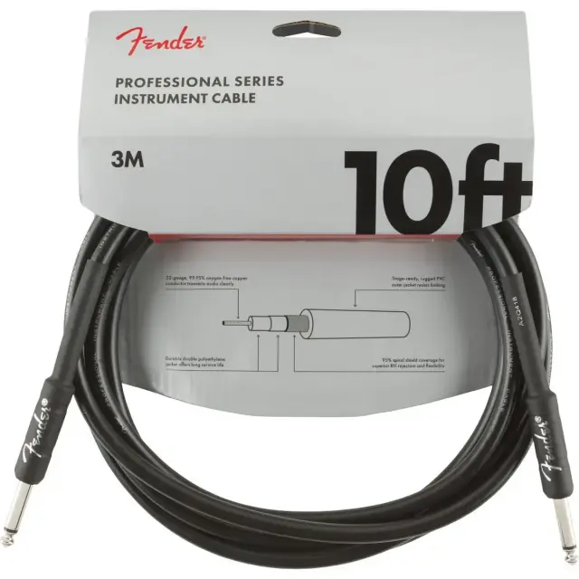 Fender Professional Series Καλώδιο Οργάνου Ίσιο-Ίσιο 3m