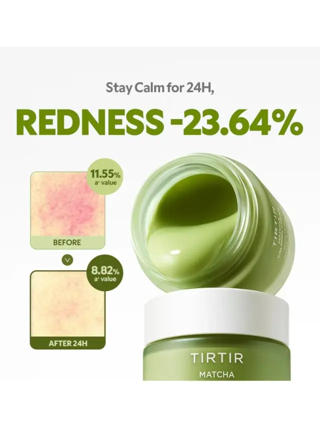 TirTir Matcha Calming Cream 50ml- Ενυδατική κρέμα με Matcha PDRN 3