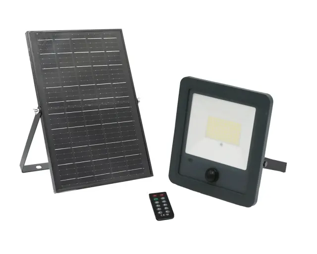 ΗΛΙΑΚΟΣ ΠΡΟΒΟΛΕΑΣ LED ME ΑΝΙΧΝΕΥΤΗ ΚΙΝΗΣ.50W 500lm 4000K ΓΡΑΦΙΤΗΣ