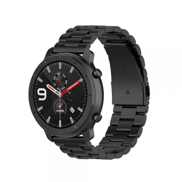 Ανταλλακτικό Stainless Steel Samsung Galaxy Gear S2/Galaxy Watch 42mm (fits all 20mm)-Black OEM