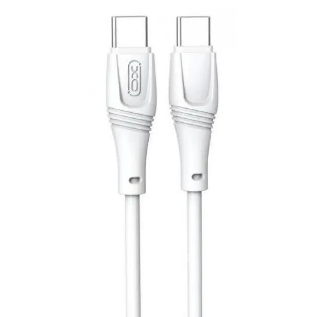 Καλώδιο Type-C to Type-C XO NB-Q239B white 60W 1m