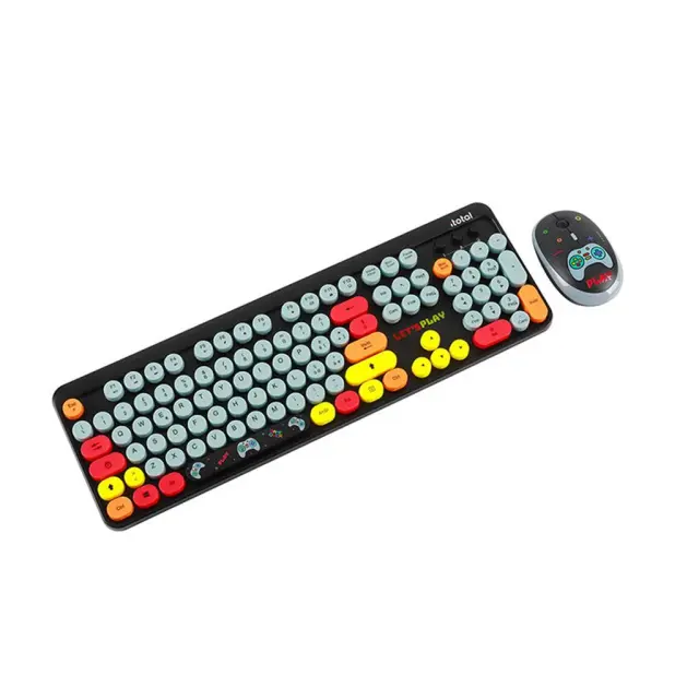 I-Total Ασύρματο Σετ Πληκτρολόγιο & Ποντίκι Let's Play XL2452H (i-Total)