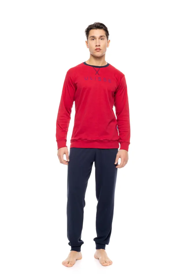 WN-M109 - Bordo - PIJAMA T-SHIRT NOS