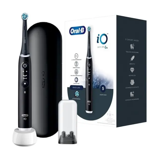 Oral-B Ηλεκτρική Οδοντόβουρτσα IO6PBK Black (445111)