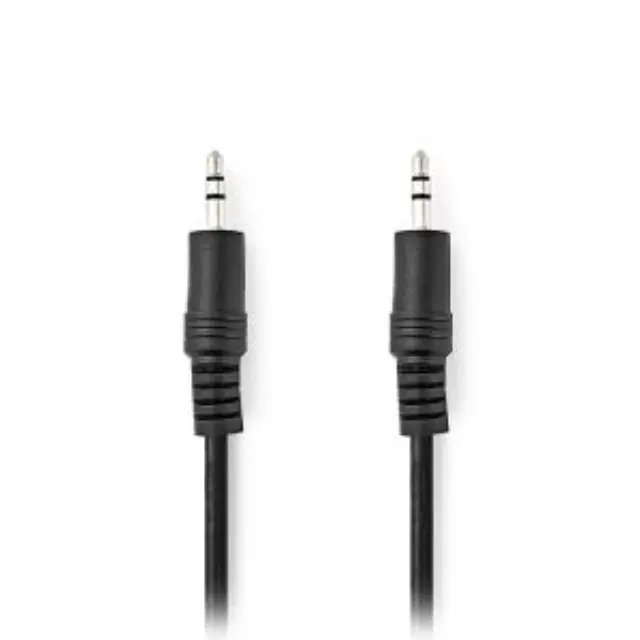 Καλώδιο ήχου 3,5mm αρσ. Stereo - 3,5mm αρσ. Stereo, 5m σε μαύρο χρώμα. 2