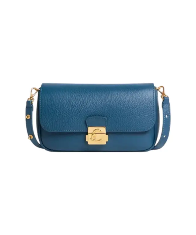 Coccinelle - Γυναικεία τσάντα Ώμου C-Me Lock Mini Bag E5U4K520101-B27 Μπλε