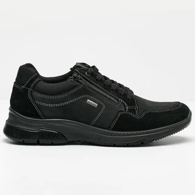 Imac Sneakers Ανδρικό Δέρμα Νυbuck/Δέρμα Suede Μαύρο IMA/253328 NERO/NERO - 40
