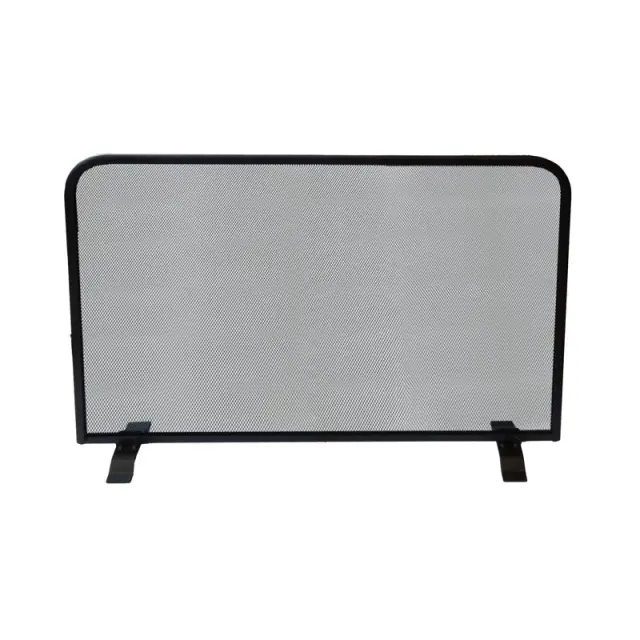 Μονόφυλλη Κάλυψη Τζακιού Μαύρη 56x76cm - BRONX 2
