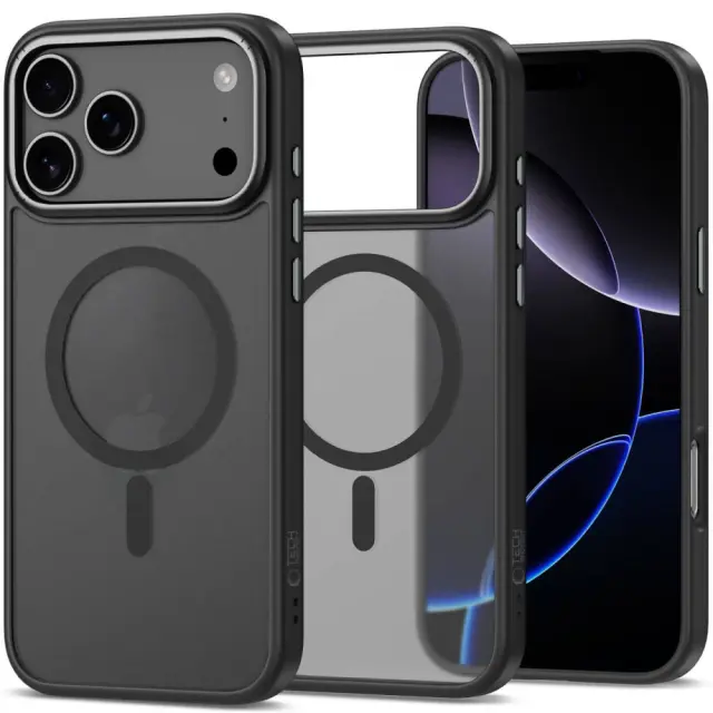 Tp Camedge Magsafe Iphone 17 Pro Max Matte Black/gunmetal
