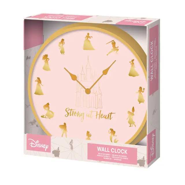 Ρολόι τοίχου Disney Princess (Strong at Heart) 2